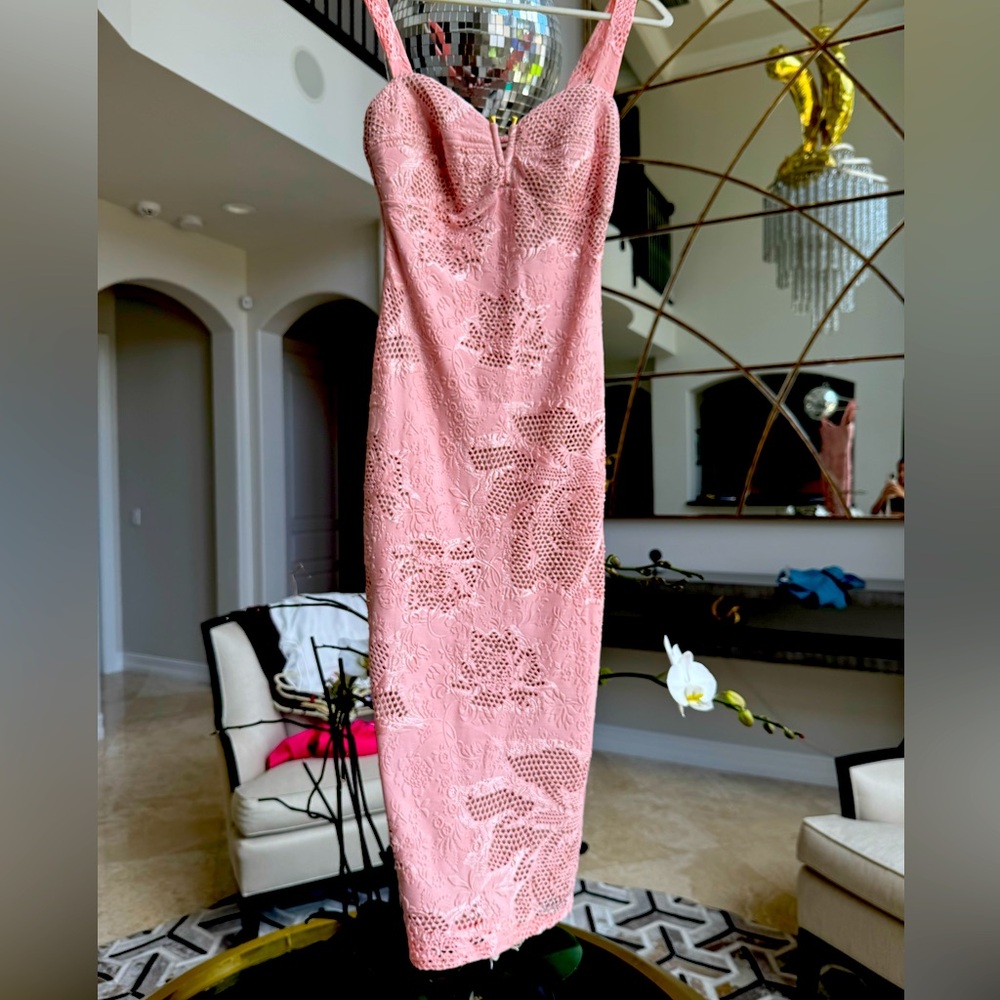Rose pink dress